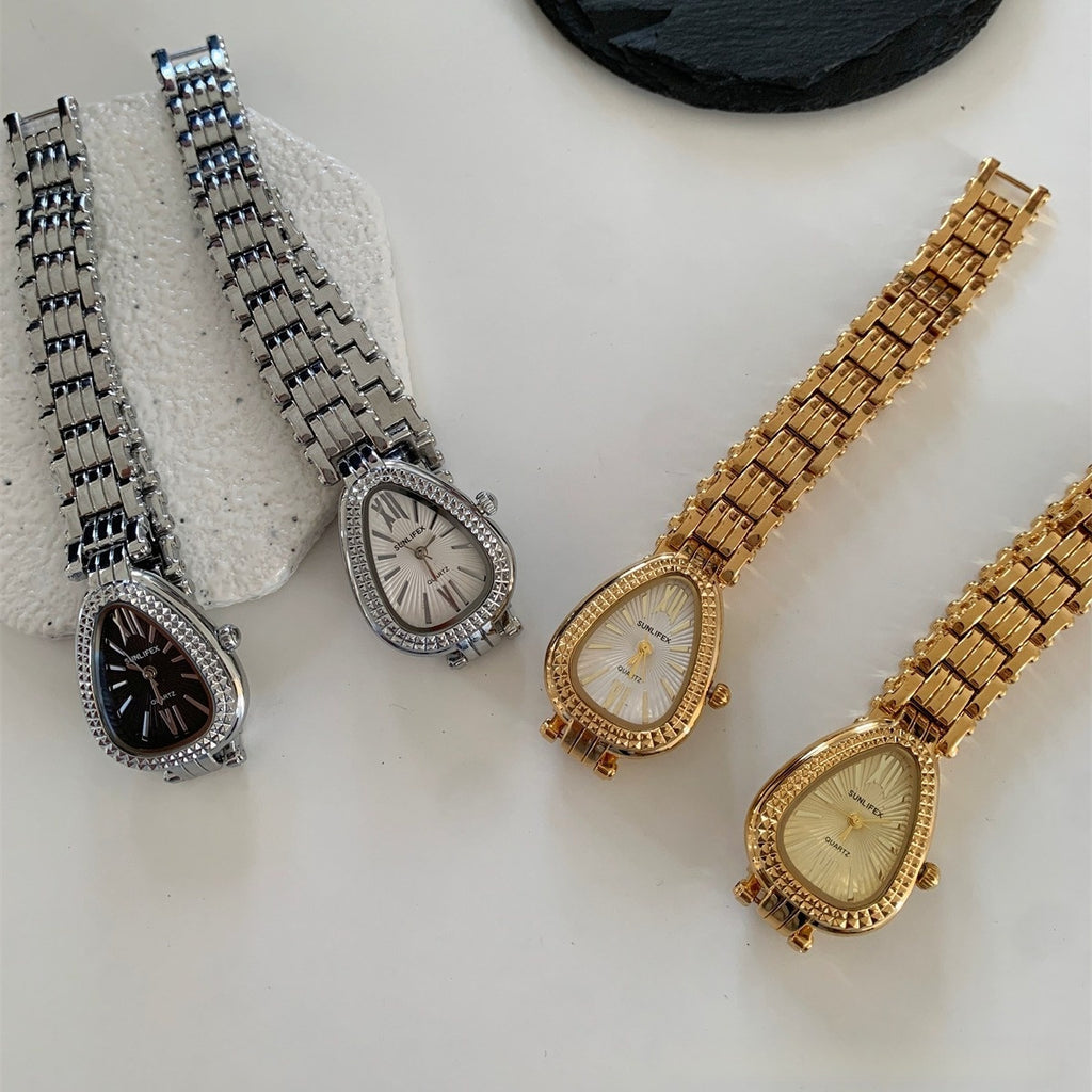 ✨ Elegant Gold Bracelet Watch for Women