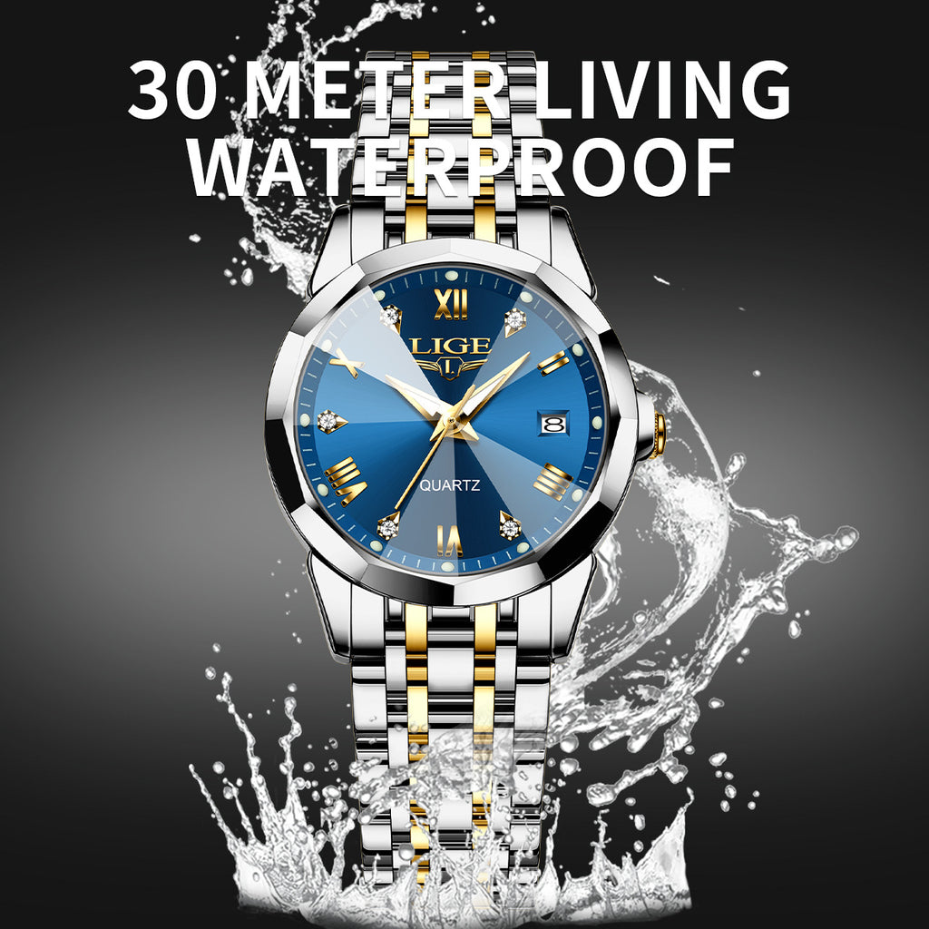 Elegant Stainless Steel Women’s Watch