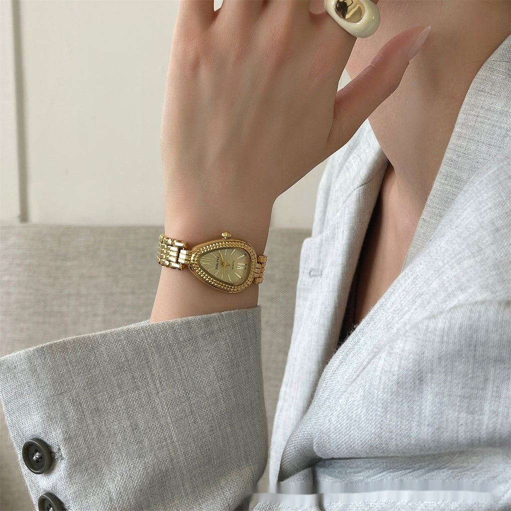 ✨ Elegant Gold Bracelet Watch for Women