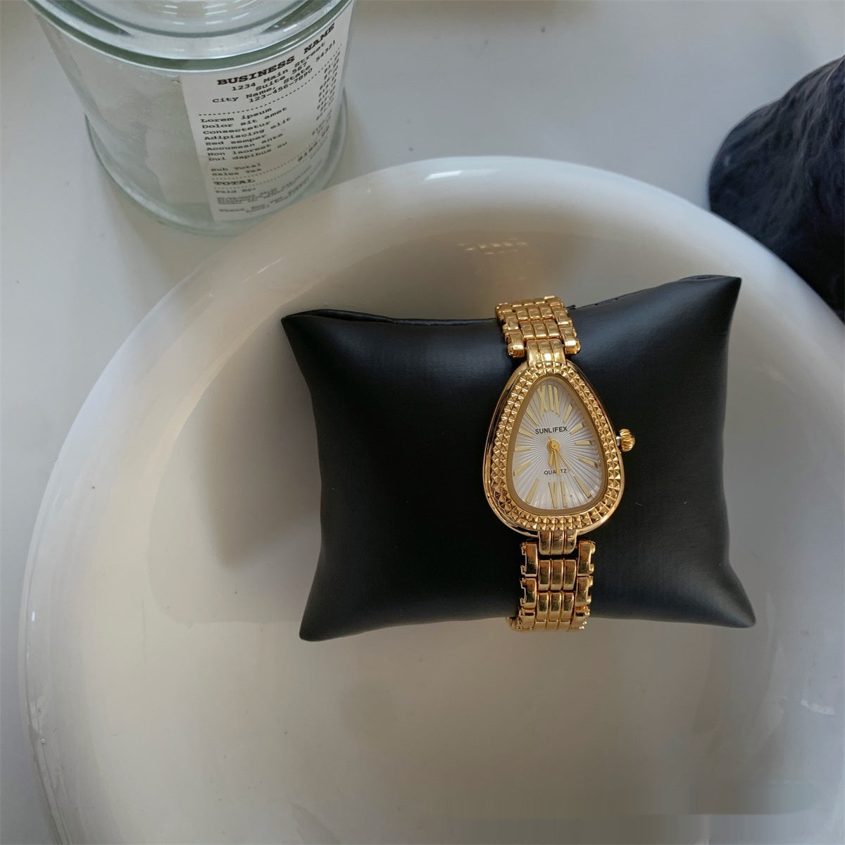 ✨ Elegant Gold Bracelet Watch for Women
