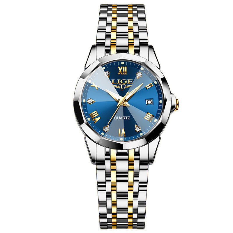 Elegant Stainless Steel Women’s Watch
